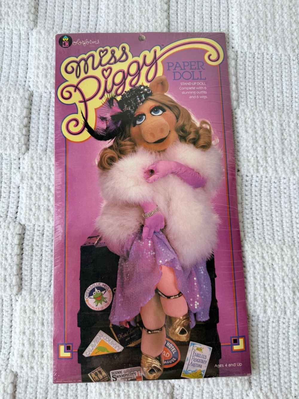 Vintage 1980 Colorforms Miss Piggy Paper Doll Set - Picture 7 of 9